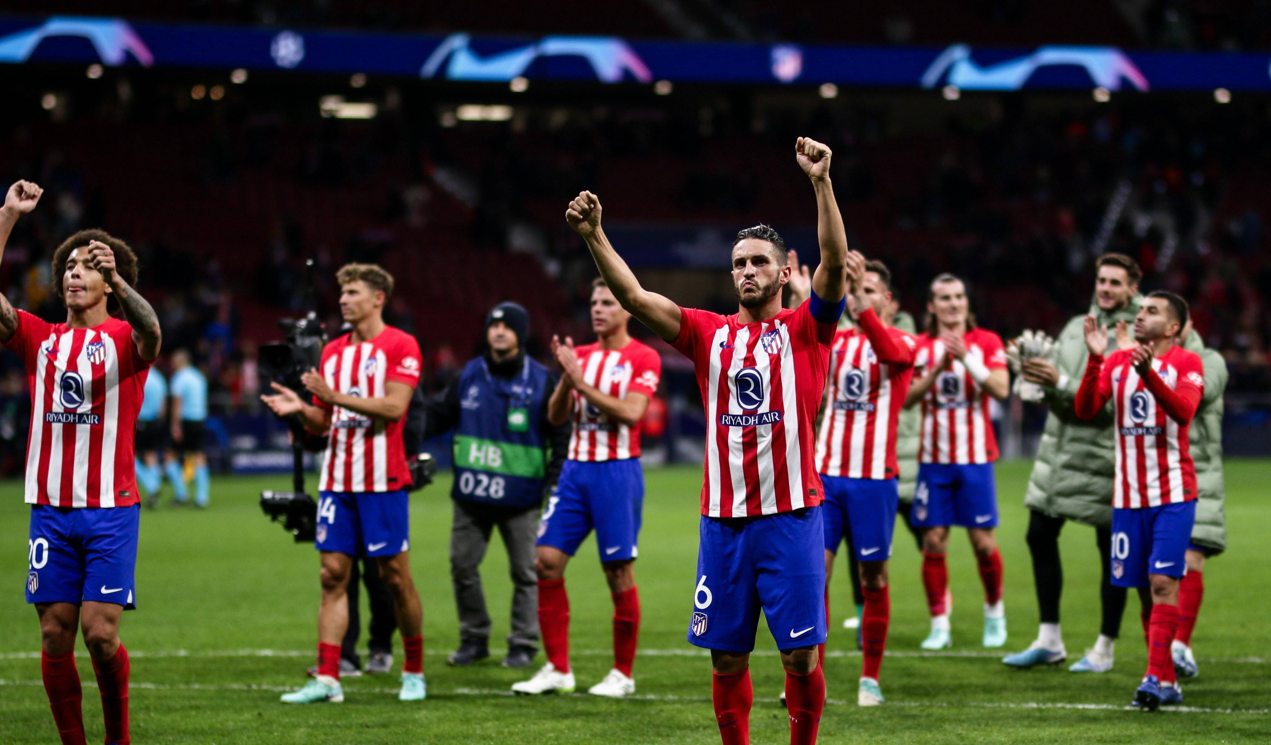 马德里竞技球员训练状态良好